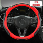 Car Steering Wheel Covers Universal Fit, Silaz Breathable Anti Slip Leather