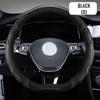 Car Steering Wheel Covers Universal Fit, Silaz Breathable Anti Slip Leather