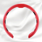 Nexi Customized Car Logo Breathable Ultra-thin 5D Leather & Carbon Car Steering Wheel Cover Universal Fit