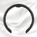 Nexi Customized Car Logo Breathable Ultra-thin 5D Leather & Carbon Car Steering Wheel Cover Universal Fit