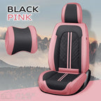 Zetas Car Seat Cushion Full Set Universal Waterproof Breathable Vehicle Leather Cover for Cars, SUV, Pick-up Truck